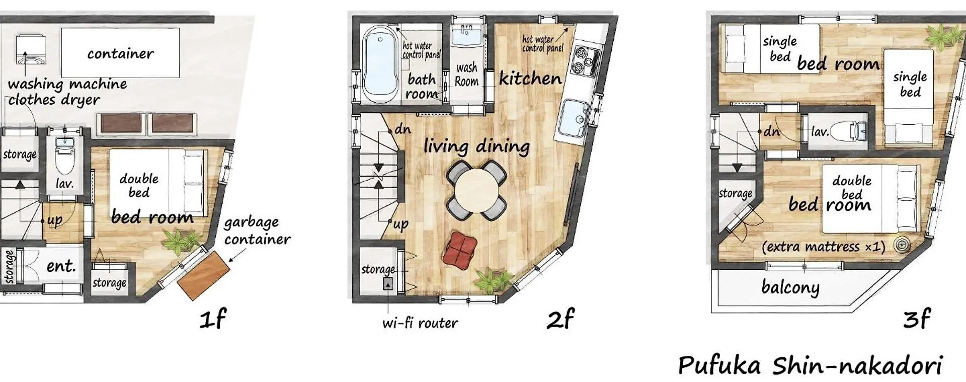 Apartmán Pufuka Shin Nakadori Prefektura Tokio